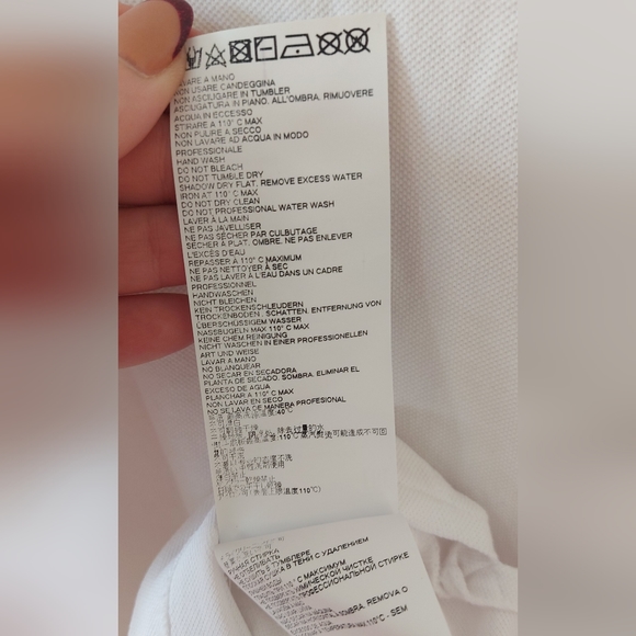 Vivienne Westwood White Size M Krall Polo Shirt Tipped Collar Embroidered Orb. - Picture 9 of 10